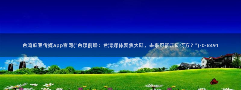 麻豆资讯标题