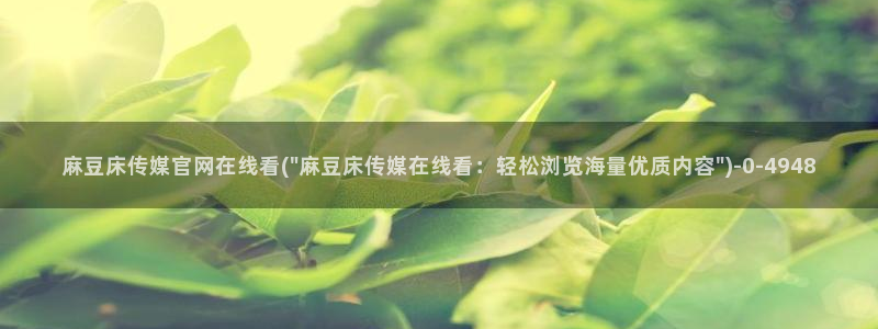 麻豆SEO模板